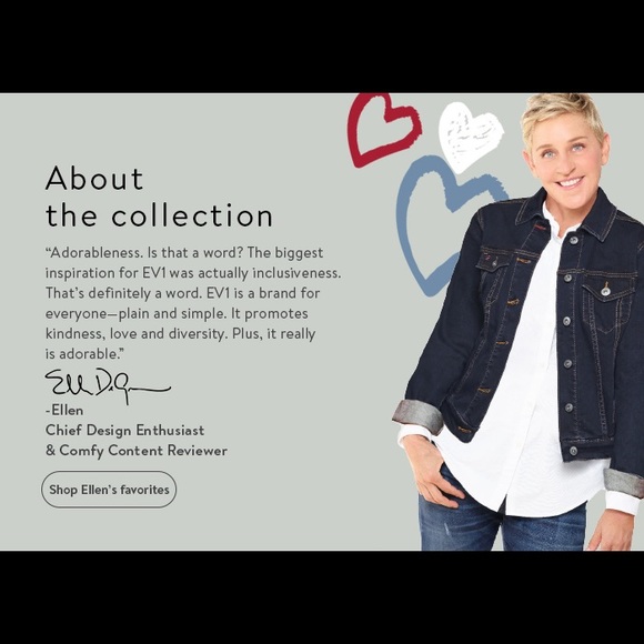 Ellen Degeneres dark denim jacket - Picture 5 of 5